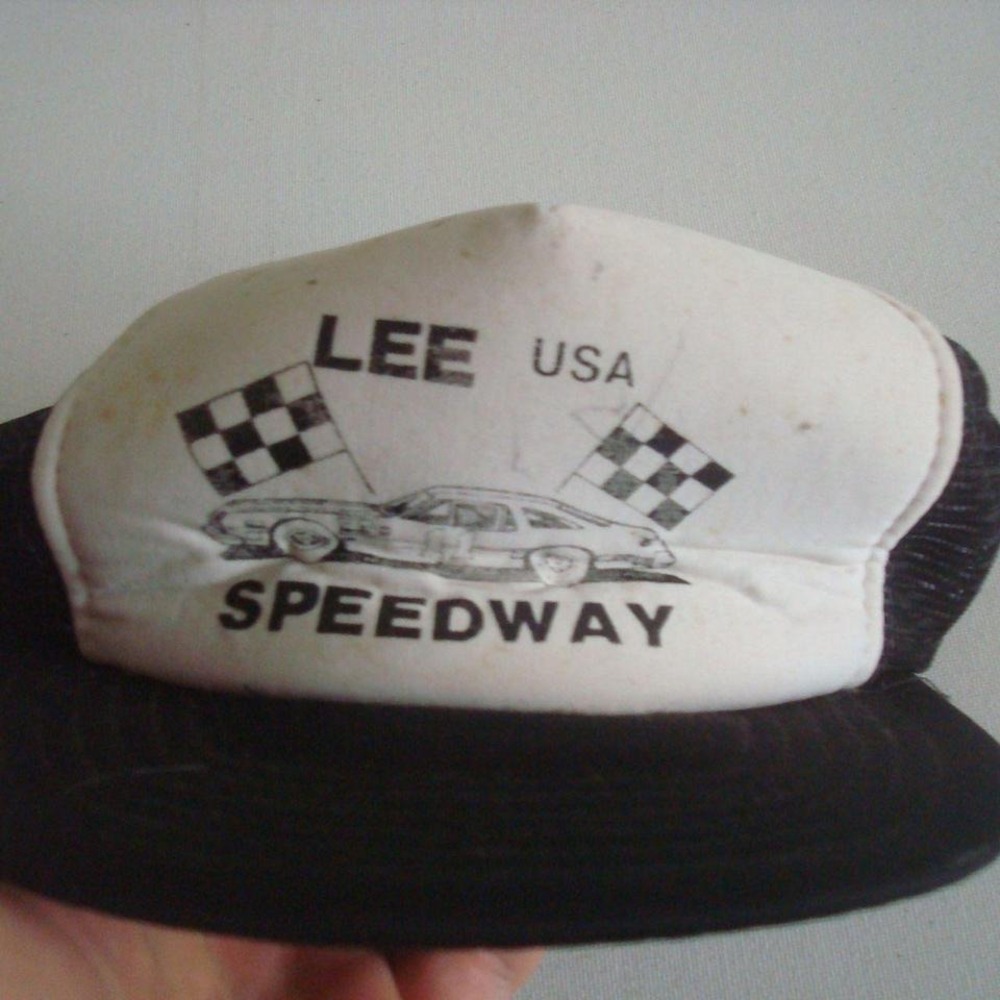 LEE SPEEDWAY RACING TRUCKER SNAPBACK‎ 90S VINTAGE 00 Y2K HAT CAP M5